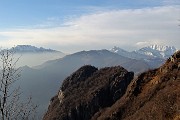 CASTEL REGINA (1424 m) e PIZZO CERRO ( 1285 m) ad anello da Catremerio il 14 dicembre 2017 - FOTOGALLERY